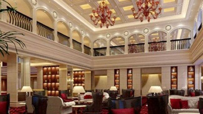 Luxury Blue Horizon Hotel Dongying Restaurant foto
